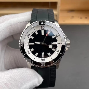 นาฬิกาข้อมือสแตนเลสสตีลแบบอัตโนมัติพร้อมโลโก้สั่งทำพิเศษ - กันน้ำ หรูหรา สปอร์ต ดีไซน์นักดำน้ำ พร้อมปฏิทินและคุณภาพสูง - Product Image 1