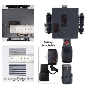 50 mét cầm tay đôi Cartridge máy in phun công nghiệp Ink-Jet máy in bao bì thực phẩm điện tử ngày và thời gian tem máy - Product Image 5