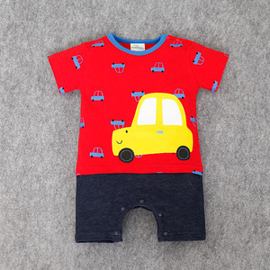 Boutique en ligne, vente en gros de combinaisons pour bébé garçon, couleur unie, motif mignon, provenant de Chine - Product Image 5