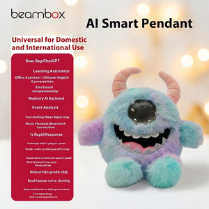 Peluche Beambox AI <span class=keywords><strong>Michael</strong></span> Wazowsk Monstre à un œil, Peluche interactive avec dialogue vocal IA ChatGPT 5.0, Compagnon d'apprentissage linguistique - Product Image 3