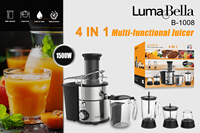 Mixeur centrifugeuse SOKANY Nouveau mixeur multifonction Lumabella Nouvelle collection Accent Blendor B-1018 Acier inoxydable 4 en 1 Électrique 1500