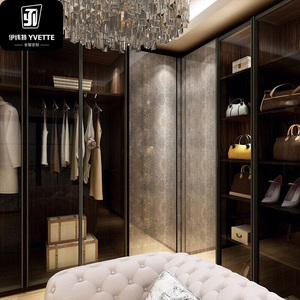 <span class=keywords><strong>Armadio</strong></span> Moderno in Legno con Porta Scorrevole e <span class=keywords><strong>Specchio</strong></span>, Montaggio a Parete Estensibile per Camera da Letto - Product Image 4