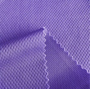 工厂现成现货100% 聚酯空气层夹心网布透气针织弹力运动鞋婚礼包汽车 - Product Image 1