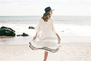 2024 bohème imprimé été à manches longues maillots de bain ouvert devant caftan <span class=keywords><strong>plage</strong></span> femme tunique Robe de bain Robe <span class=keywords><strong>plage</strong></span> maillot de bain couvrir - Product Image 4