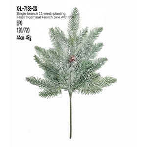 Nueva simulación de aguja de pino de cedro, árbol de Navidad, accesorios de bricolaje con cono de pino tridimensional, decoraciones festivas - Product Image 4