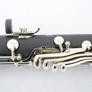 Venta caliente 17 Key 6 Anillos <span class=keywords><strong>Clarinete</strong></span> de estudiante con doble <span class=keywords><strong>barril</strong></span> Niquelado Cuerpo de goma dura BB Tono OEM <span class=keywords><strong>Clarinete</strong></span> de doble <span class=keywords><strong>barril</strong></span> - Product Image 2