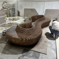 Mobilier d'hôtel ensemble de canapés 2-6 places de style italien moderne tissu de qualité supérieure cadre en bois massif design incurvé créatif pour décoration