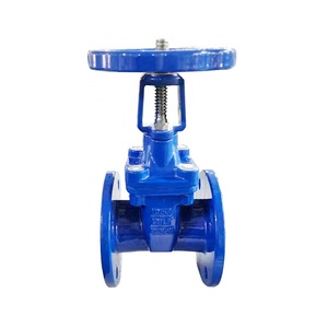วาล์วประตูเหล็กดัดเหนียว GGG50 มาตรฐาน DIN3352 แบบก้านยก F4 ขนาด DN150 PN16 - Product Image 2