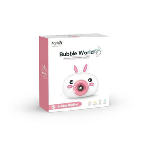 Hoyi <b>Bubble</b> Machine Rabbit Shape For <b>Kids</b> 2-4 Years Plastic PP Material Unisex Outdoor Toy - Product Image 1
