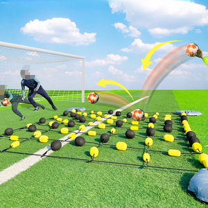 Custom Portable Foldable Soccer Training Kit Outdoor Use Equipment for Skill &amp; <strong>Reflex</strong> Agility Training Rebound Chain Netting - Product Image 4