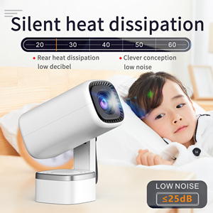 Projecteur domestique le plus vendu 5000 ANSI Lumens Wi-Fi double bande Android 14 Portable avec sangle de poignet Correction trapézoïdale automatique Cinéma maison - Product Image 5