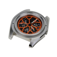 Nouvel Arrivage SKX007 Bague de Chapitre Noire Huilée en Acier Inoxydable avec et sans Index Pièces de Montre
