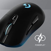 Ratón Inalámbrico para Juegos Logitech G703 Lightspeed con Sensor Hero 25K, Compatible con PowerPlay, Lightsync RGB, Ligero, 95G+10G Opcional