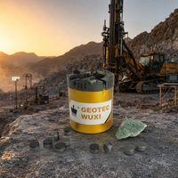 Geotec Wuxi Type de matrice CROWN Assurance qualité 123mm Foret PDC sans carottage Forage pétrole gaz Machine d'exploration géologique