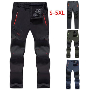 Pantalons <span class=keywords><strong>de</strong></span> <span class=keywords><strong>randonnée</strong></span> thermiques softshell pour hommes et femmes, coupe-vent, doublés en polaire, pantalons cargo pour les sports d'<span class=keywords><strong>hiver</strong></span> en plein air - Product Image 5