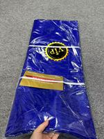 Kain Jacquard Tenun Katun 100% Bazin Riche Super VIP Berkualitas Tinggi untuk Gaun & Jas