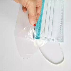 Penjualan langsung pabrik masker wajah nontenun 3 lapis sekali pakai dengan pelindung mata Anti kabut - Product Image 4