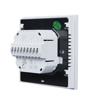 Termostato Inteligente FCU Táctil Programable OEM de Fábrica, Termostato de Habitación Modbus, Termostato de Ventiloconvector con Ventilador de 3 Velocidades, Termostato HVAC
