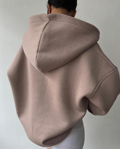 Felpe <span class=keywords><strong>con</strong></span> <span class=keywords><strong>Cappuccio</strong></span> Oversize Personalizzate di Alta Qualità per Donne, 100% Cotone Pesante, Maniche Lunghe <span class=keywords><strong>con</strong></span> Stampa Serigrafica di Lettere - Product Image 6