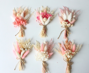 Mini Bouquet de fleurs séchées nouveau Design vraie Nature mixte bébé souffle lapin queues en gros <span class=keywords><strong>eucalyptus</strong></span> pour mariage poignet Corsage - Product Image 3