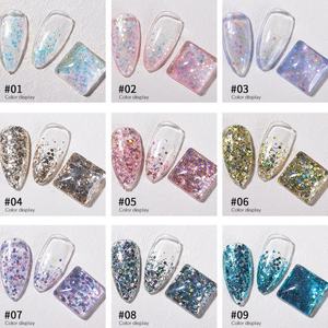 JTING Esmalte de Uñas en Gel con Diamantes Brillantes de 9 Colores, Diseño de Arte de Uñas, Gel UV Brillante, OEM, Etiqueta Privada Personalizada Disponible - Product Image 3