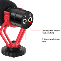Caméra vidéo Micro Avec Choc Rycote Lyre S'appliquent À TIKtok Vloguer Youtube Smartphone Caméra Micro