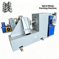 Machine de formage de lames spirales sans arbre pour laminoir à froid en acier inoxydable pour la fabrication de lames spirales