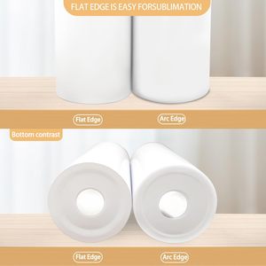 White Stainless Steel Tumbler 20 Oz Double Wall Insulated With Lid For Office Car Outdoor Use - Product Image 5