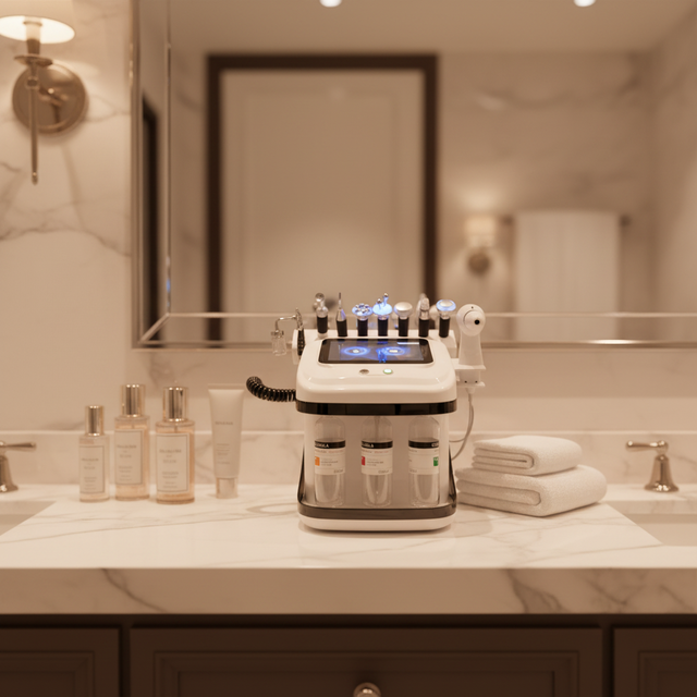Hydra Machine 9 in 1 Cosmetic Machine Face Beauty Equipment Facial Cleaning With Skin Analyzer