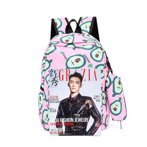 Travel Leisure Large Capacity All-In-One Three-Piece Set Printed Korean <b>School</b> <b>Backpack</b> Women's Bags Brands Wholesale - Product Image 4