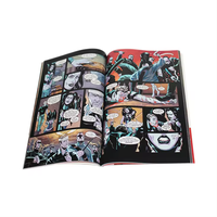 Bandes dessinées de service d'impression de livres de manga à couverture souple personnalisés de haute qualité à bas quantité minimale de commande en vrac