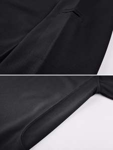 Polo de performance à séchage rapide pour hommes, chemises tactiques à motif solide, manches longues, maillot piqué anti-rides, maillot de golf Sh - Product Image 6