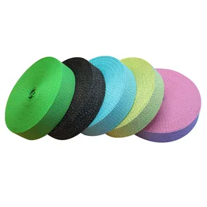 Rosa polyester reflektierendes Band solide Farbe Satinband Polyester individuelle Mehrfachtätigkeit guter Preis Hundehalsband reflektierendes Band