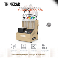 Nueva Máquina THINKCAR GDI300 para Limpiar y Probar Inyectores de Combustible GDI, EFI, FEI y Piezoeléctricos, Limpiador y Probador de Inyectores de Combustible de 6 Cilindros