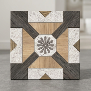 Carreaux de sol en céramique mosaïque rétro de Hong Kong, série numérique, 300x300mm, antidérapants, en brique réfractaire, qualité supérieure pour villa, design moderne - Product Image 6