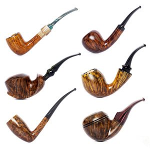 Muxiang Handcrafted Stone Nanmu Pipe Collection Free Style Tobacco Pipe For Men - Product Image 2