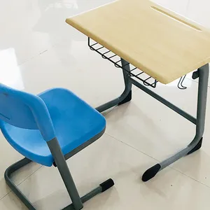 high school college folded desk chair school desk noon break school furniture student desk and chair