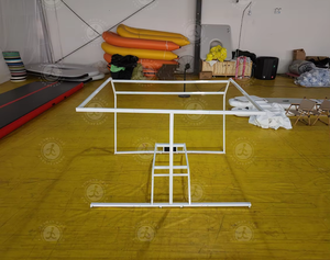 Sang Trọng 2-Người Mini Tốt Nhất Inflatable Điện Chèo Thuyền Nhôm PVC <span class=keywords><strong>Catamaran</strong></span> Sup Hội Đồng Quản Trị Cho Câu Cá - Product Image 4