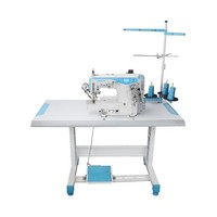 Nouvelle marque Machine Jack K4-D économie d'énergie cylindre-lit Interlock Machine machine à coudre industrielle