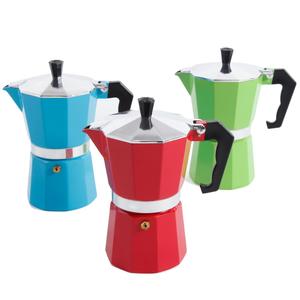 2025 aluminio <span class=keywords><strong>Moka</strong></span> Express 6 tazas estufa Espresso <span class=keywords><strong>Moka</strong></span> Pot aluminio personalizado Espresso capuchino cafetera - Product Image 2