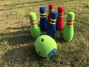 Ensemble <span class=keywords><strong>de</strong></span> <span class=keywords><strong>quilles</strong></span> et <span class=keywords><strong>de</strong></span> boules <span class=keywords><strong>en</strong></span> <span class=keywords><strong>mousse</strong></span> sans danger pour les enfants - Jouets d'activités intérieures pour tout-petits - Product Image 2