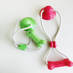 Nuevo diseño interactivo divertido juguetes para masticar mascotas con ventosa Limpieza de dientes de perro masticar huesos de perro juguetes para mascotas perros - Product Image 2