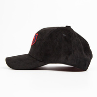 Gorra de Béisbol Personalizada con Forro Interior, Visera Curva Negra, Logotipo Bordado, Cierre Ajustable, para Equipos Deportivos