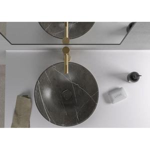 Камень, деревянный песчаник, натуральный мрамор, шкаф для ванной комнаты, оборудование, умывальник - Product Image 2