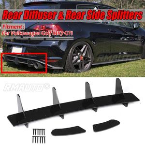 Difusor de Parachoques Trasero y Alerones Laterales Traseros de Alta Calidad para Volkswagen Golf MK7 GTI MK 7.5 R MK7 R MK6 R - Product Image 1
