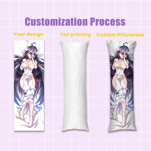 Fodera per <span class=keywords><strong>Cuscino</strong></span> Dakimakura in Tessuto Morbido 160x50cm, Fornitore all'Ingrosso, Federa Stampata, Copricuscino <span class=keywords><strong>Anime</strong></span> - Product Image 2
