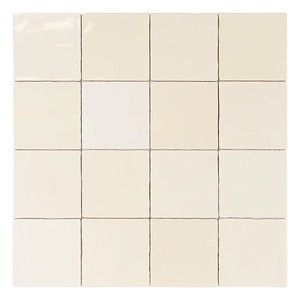 Piastrella in Osso Biarritz 13x13 Cm Lucida con Bordi Irregolari - Product Image 2