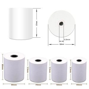 Factory Wholesale 57mm 80mm Thermal Paper Roll 80x80 Cash Register Rolls for <b>Receipt</b> <b>Printer</b> - Product Image 1