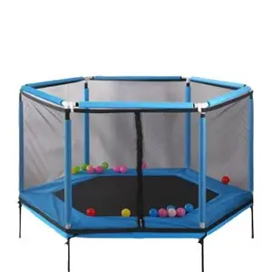 Trampoline Children's Home Small Jump Children's Indoor Bounce With Protective Net