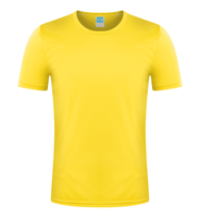 T-shirt en maille 100 % polyester de haute qualité, personnalisable avec logo, impression par transfert thermique, unisexe, écologique et respirant, vente en gros